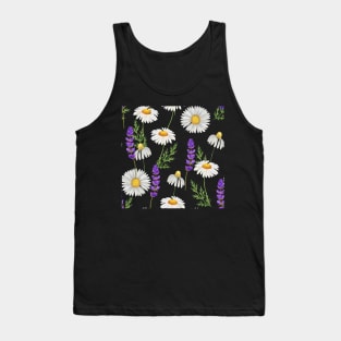 Chamomile and Lavender Illustration Tank Top